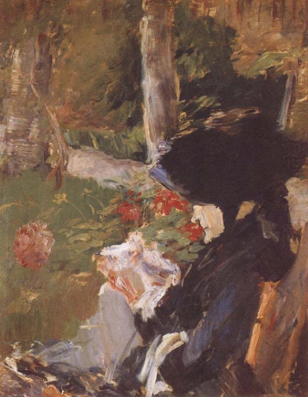 Manet-s Mother in the Garden at Bellevue, Edouard Manet